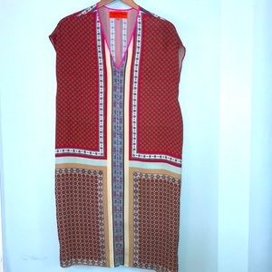 Clover Canyon Mixed Print Sleeveless Dress